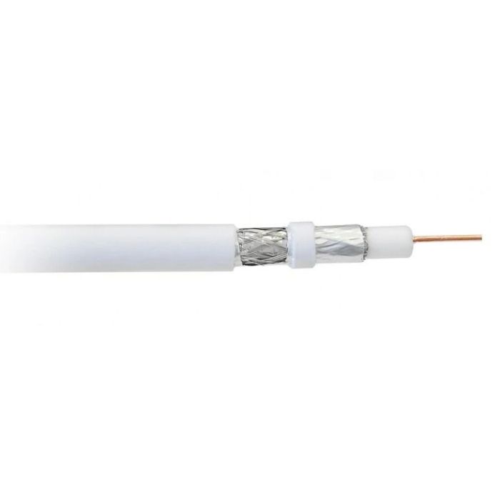 Câble Coaxial Antenne TV Libox PCC80 Blanc 100 m 2