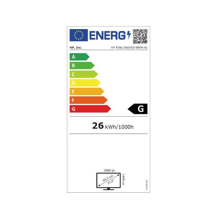60,5cm/23,8" (2560x1440) Lenovo ThinkVision P24q-30 16:9 QHD IPS 60Hz 4ms HDMI DP USB Vesa Black 15