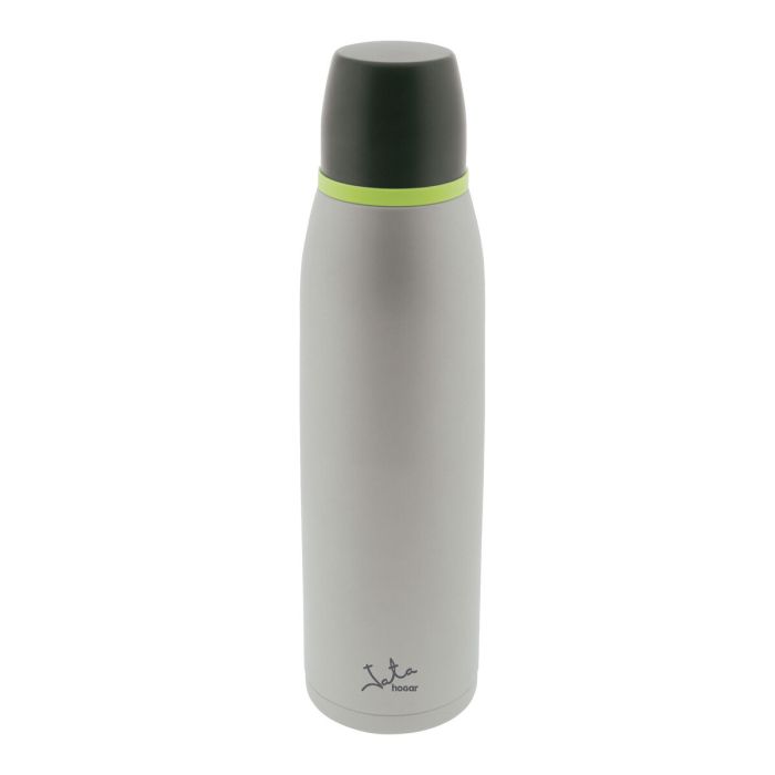Thermos de Voyage JATA 920 1 L Gris Métal Acier inoxydable Plastique
