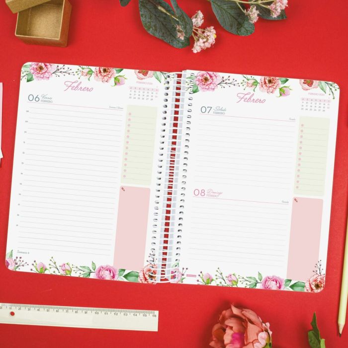 Agenda Finocam CLOE A5 15,5 x 21,2 cm Vert 2026 2