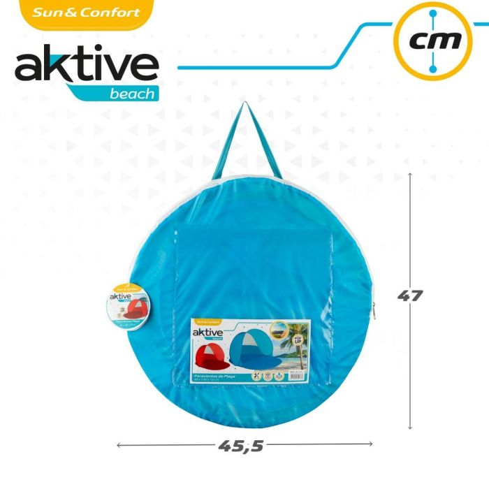 pare-vent de plage Aktive 130 x 72 x 85 cm (6 Unités) 1