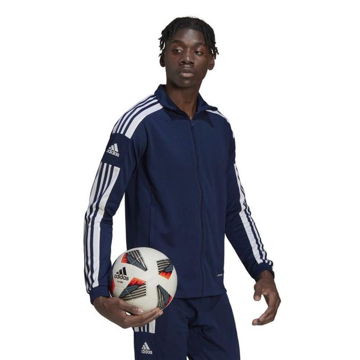 Veste de Sport pour Homme Adidas Sq21 Tr Bleu Football L 3