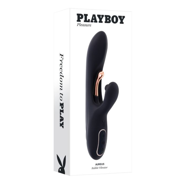 Vibration de Stimulation Double Evolved Playboy Noir 1