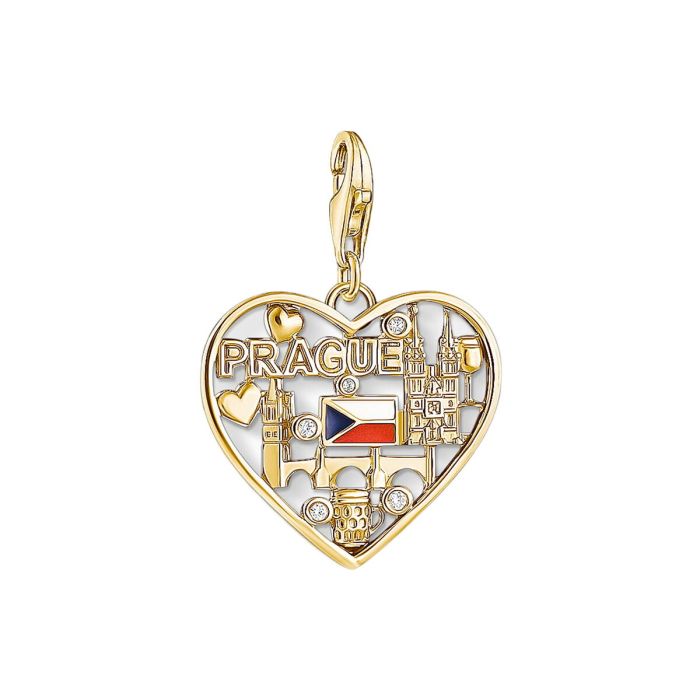Perle de verre Femme Thomas Sabo IC12365-565-7 Doré 2 cm 0 Perle de verre Femme Thomas Sabo IC12365-565-7 Doré 2 cm 0