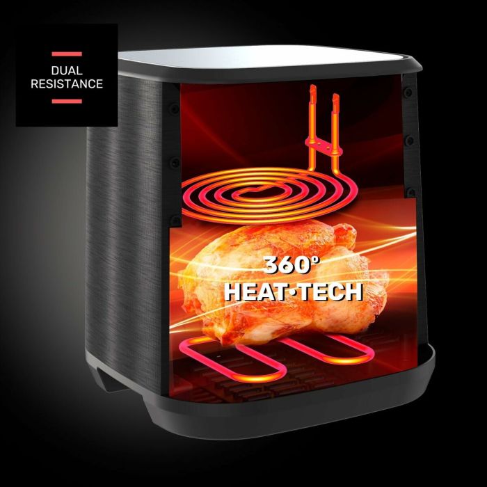 Friteuse à Air Taurus Noir 2100 W 8 L 5 Friteuse à Air Taurus Noir 2100 W 8 L 5