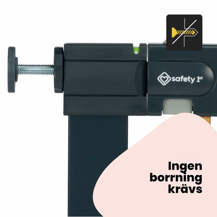 Barrière de sécurité Safety 1st Easy Close Marron Noir 73-80 cm 11