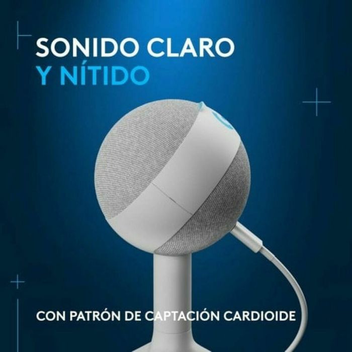 Microphone Logitech 988-000558 Blanc 3 Microphone Logitech 988-000558 Blanc 3