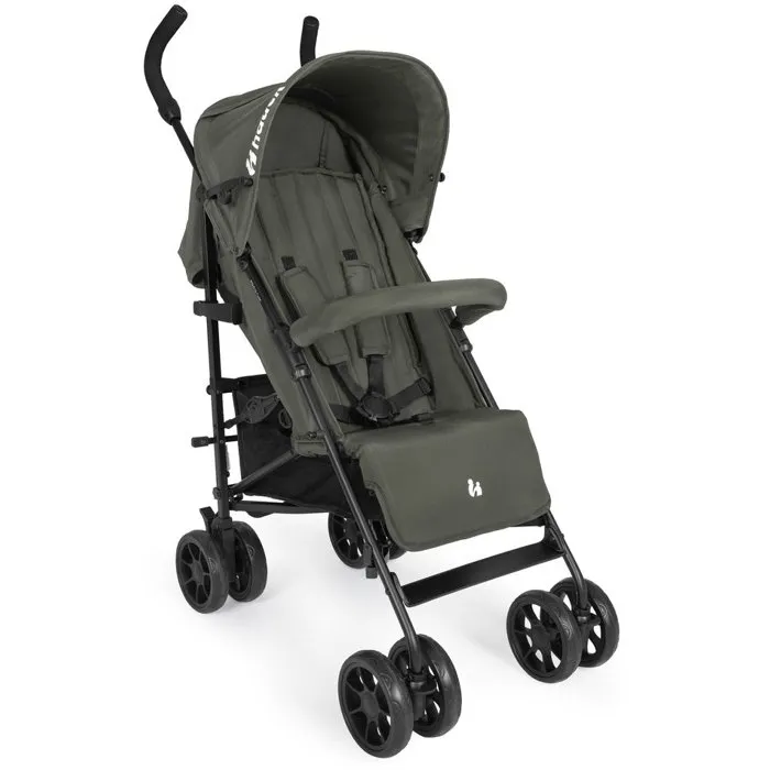 Hauck Fold N Care - Poussette Canne Légère pour Enfant 6 Mois à 22 kg, 4 Roues Pivotantes, Dossier 5 Positions, Harnais 5 Points, Couleur Olive Hauck Fold N Care - Poussette Canne Légère pour Enfant 6 Mois à 22 kg, 4 Roues Pivotantes, Dossier 5 Positions, Harnais 5 Points, Couleur Olive
