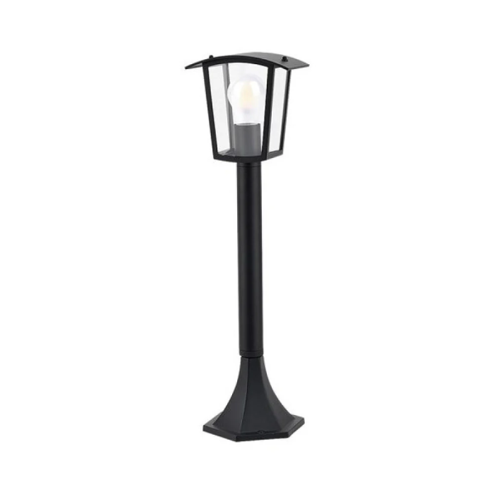 RABALUX Lampe de Sol Extérieure Taverna 7128, Style Classique, Aluminium Noir, IP44, E27, 170x600mm 1