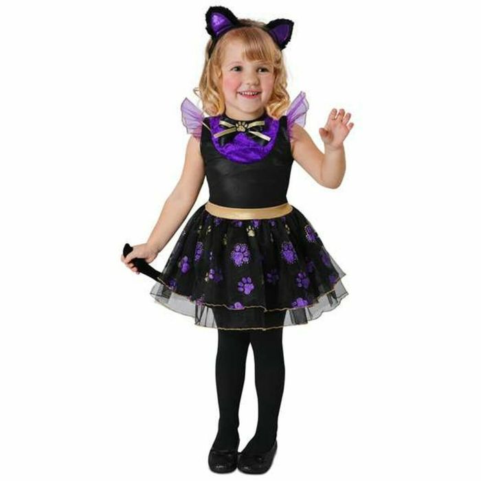 Déguisement pour Enfants My Other Me Noir Violet Chatte (3 Pièces) 0 Déguisement pour Enfants My Other Me Noir Violet Chatte (3 Pièces) 0