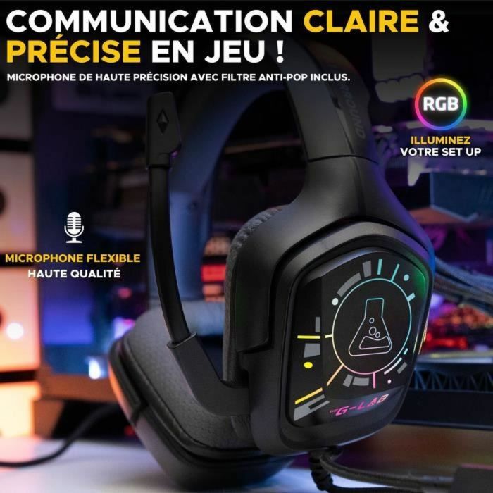 Casques avec Microphone The G-Lab KORP COBALT 7.1 4