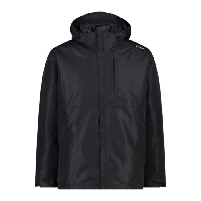 Veste de Sport pour Homme Campagnolo Zip Hood Detachable Inn Noir 45