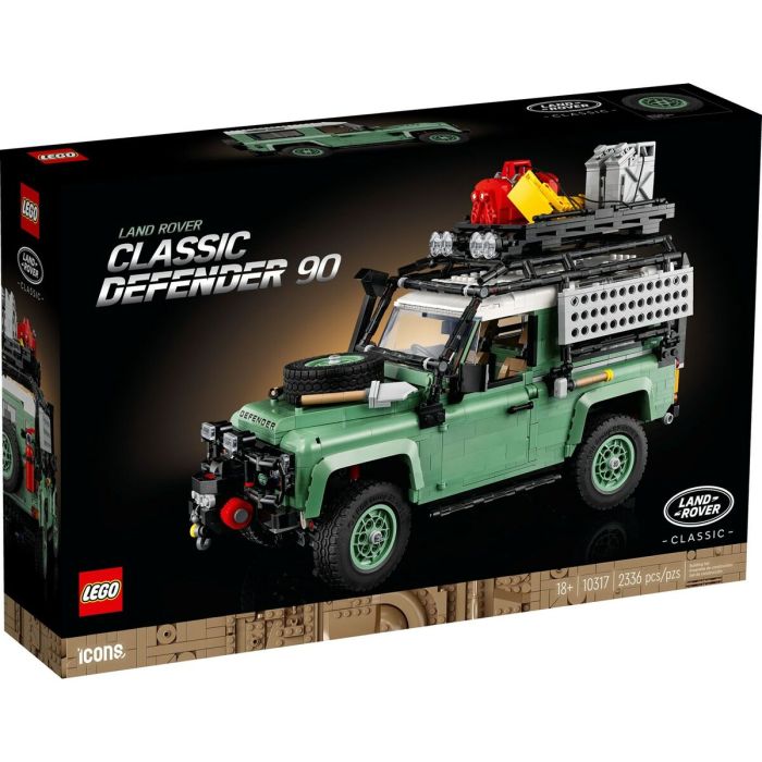 LEGO Icons Land Rover Classic Defender 90 - Jeu de Construction 2336 Pièces - Véhicule Collecteur - Modèle Détailé pour Adultes