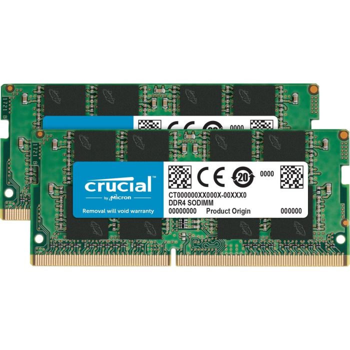 Mémoire RAM Crucial CT2K16G4SFRA32A 32 GB DDR4 3200 MHz CL22 12 Mémoire RAM Crucial CT2K16G4SFRA32A 32 GB DDR4 3200 MHz CL22 12