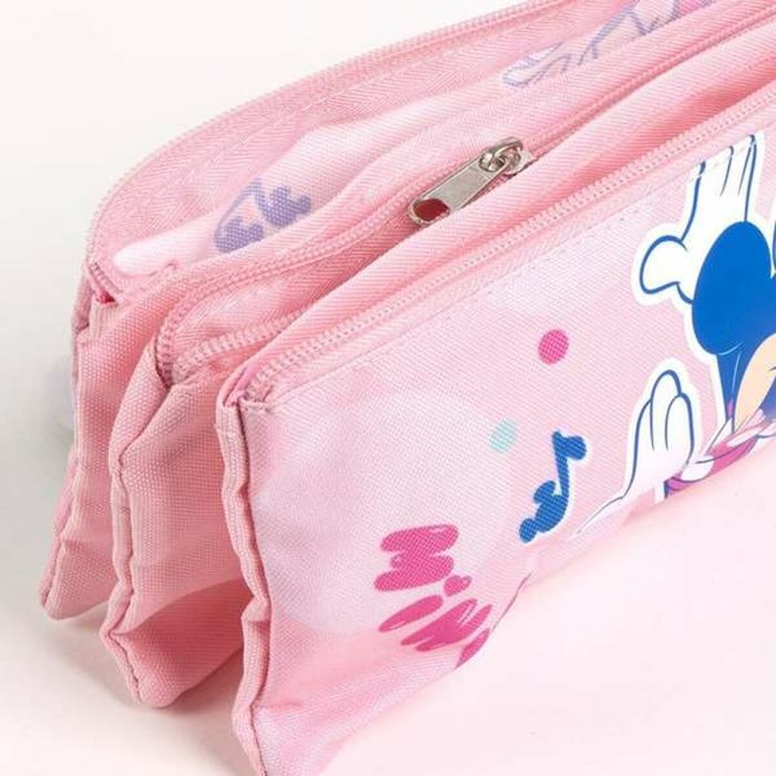 Trousse Fourre-Tout Triple Minnie Mouse Rose 2,2 x 1,1 x 22,5 cm 2 Trousse Fourre-Tout Triple Minnie Mouse Rose 2,2 x 1,1 x 22,5 cm 2