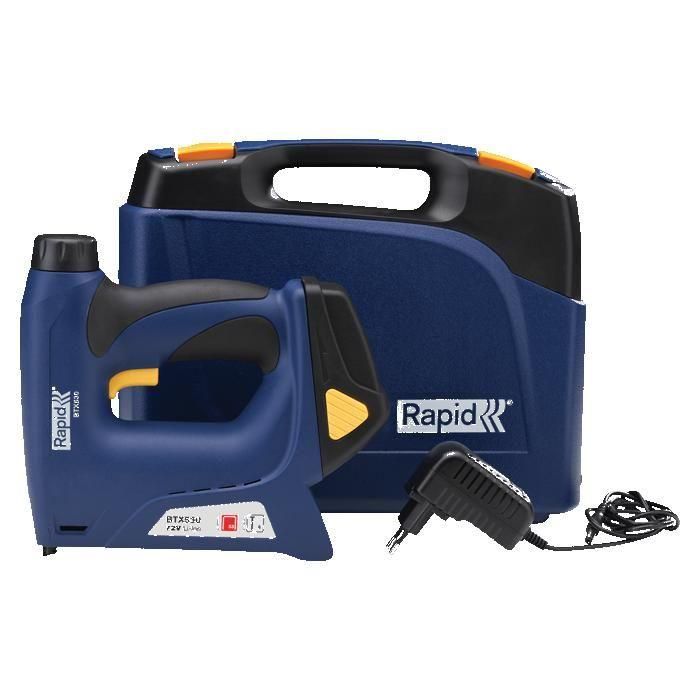 Rapid BTX530 Agrafeuse-cloueuse électrique sans fil a batterie Lithium-Ion 3