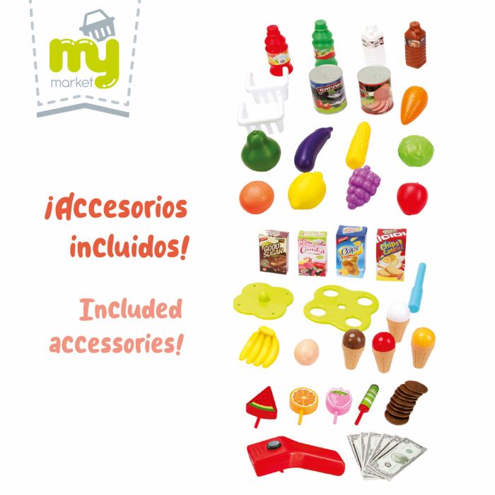 Supermarché de jouets 66 x 68 x 25 cm 2 Unités 1 Supermarché de jouets 66 x 68 x 25 cm 2 Unités 1