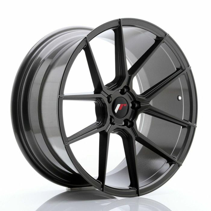 Pneu de voiture Japan Racing JR30 Gris 20" PCD 5x112 ET40 Poli CB 66,6