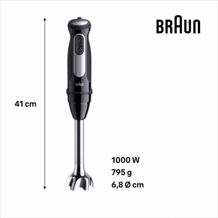 Mixeur plongeant Braun 0X22111502 1000 W Noir 2