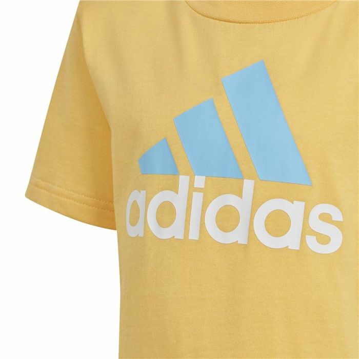 Ensemble de Sport pour Enfants Adidas Essentials Jaune 1 Ensemble de Sport pour Enfants Adidas Essentials Jaune 1