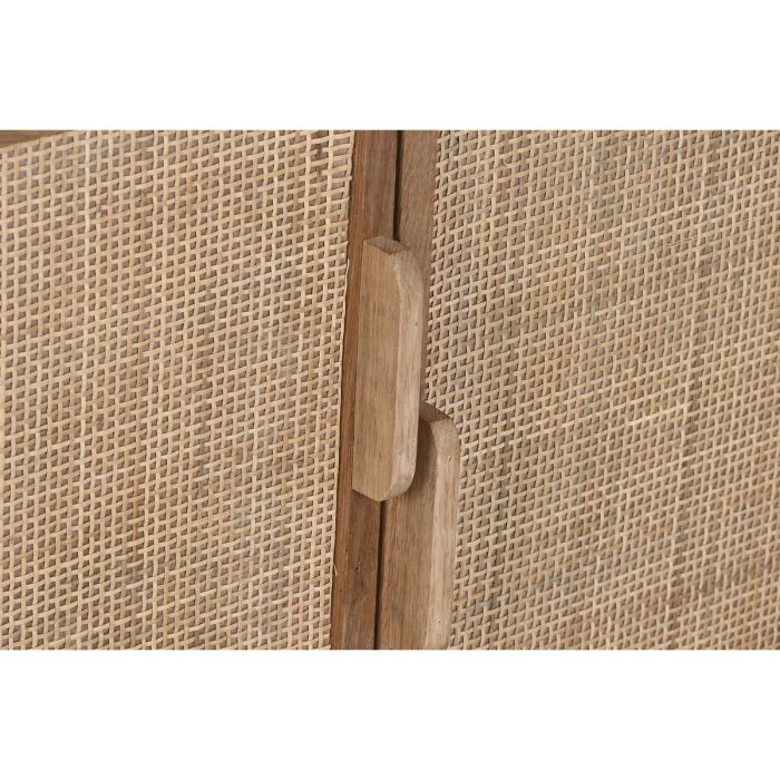 Meubles de télévision Home ESPRIT Naturel Rotin Chêne 157 x 40 x 46 cm 5
