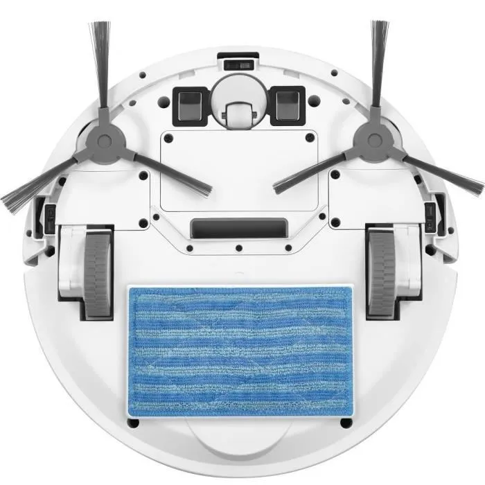 Sencor Aspirateur Robot SRV 1550WH avec Serpillère Antistatique, Autonomie 60 Min, Télécommande, Nettoyage Intelligent Sous Meubles
