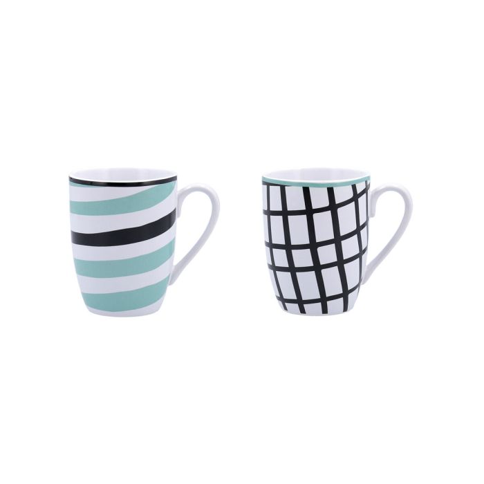 Tasse Bidasoa Zigzag Multicouleur Céramique 2 Pièces 330 ml 0 Tasse Bidasoa Zigzag Multicouleur Céramique 2 Pièces 330 ml 0