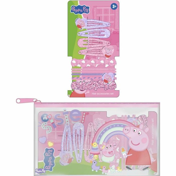 Accessoires pour les Cheveux Peppa Pig Rose 10 Pièces 1 Accessoires pour les Cheveux Peppa Pig Rose 10 Pièces 1