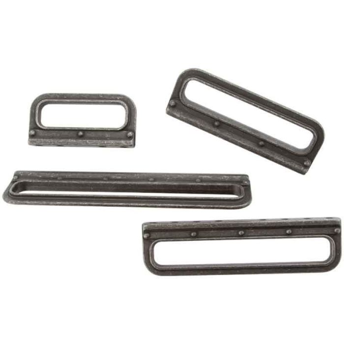 Tirador Zamak Aser Acabado Negro Vintage Dist. Agujero Dist. 64Mm. Giusti 1