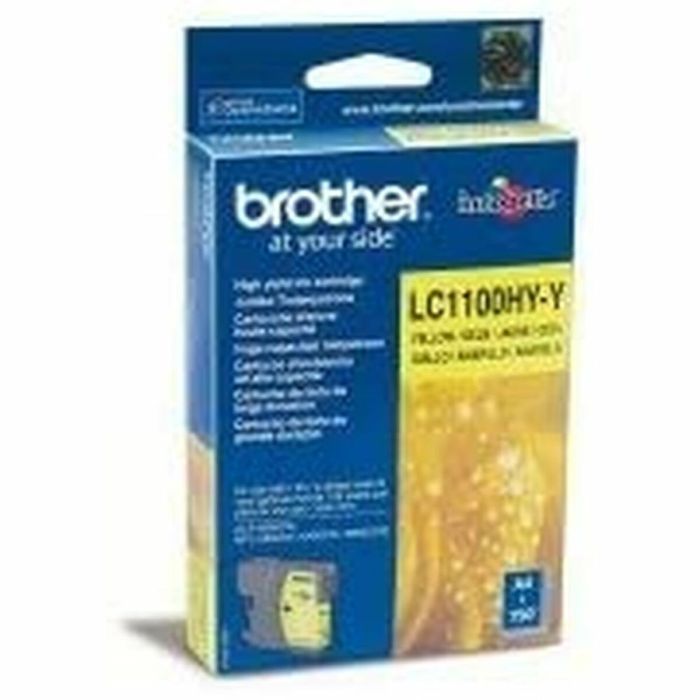 Cartouche d'encre originale Brother LC-1100HYY Jaune 1
