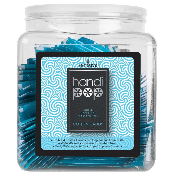 Huile de massage érotique Sensuva 6 ml Coton de sucre 1