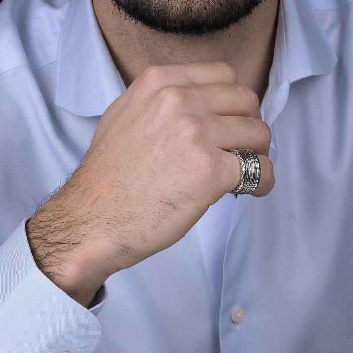 Bague Homme Albert M. WSOX00357.S-24 24 Argenté 1