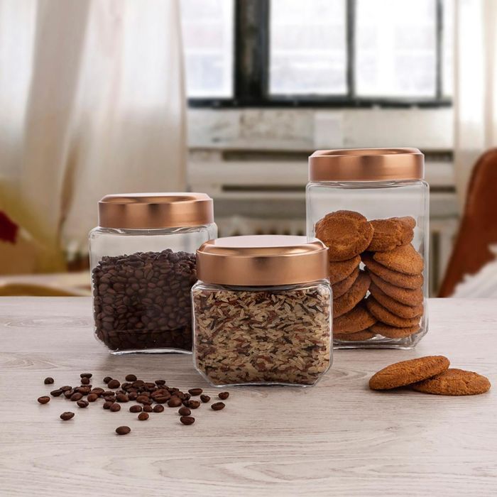 Tarro Vidrio Tape Metal Cobre B&W Quid 1,65 L 1 Tarro Vidrio Tape Metal Cobre B&W Quid 1,65 L 1