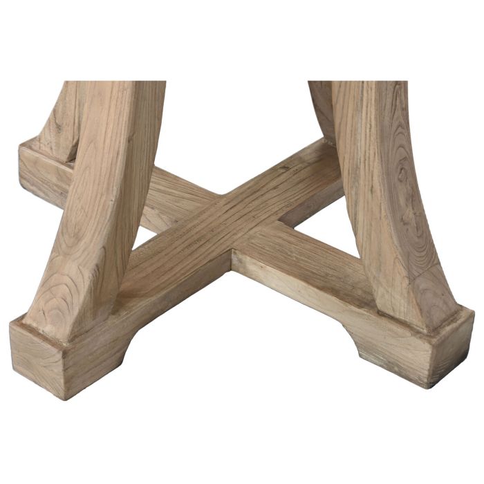 Table de Salle à Manger Home ESPRIT Naturel Bois 120 x 120 x 76 cm 3