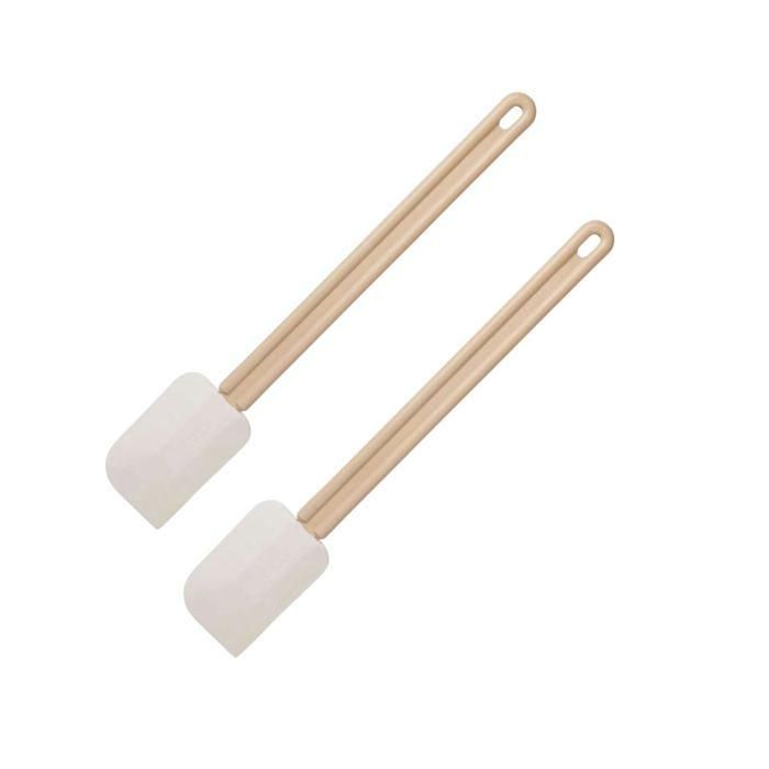 Ensemble de 2 Maryses de pâtisserie et de cuisine - FACKELMANN - Manche en résine - 42 cm 0 Ensemble de 2 Maryses de pâtisserie et de cuisine - FACKELMANN - Manche en résine - 42 cm 0