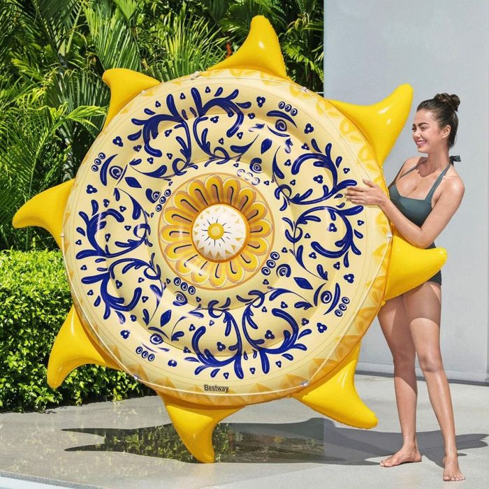 Bestway Île Flottante Gonflable Sicile 226x226 cm Plage et Piscine 43391 9