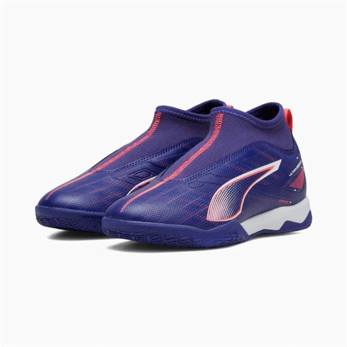 Chaussures de Futsal pour Enfants Puma Ultra 5 Match+ Ll It + Mid Violet 1