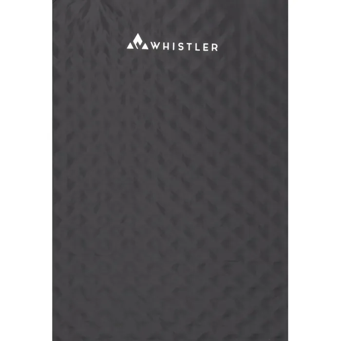 Whistler Tapis de Camping Autogonflant Garibaldi 3 cm - Matelas 1 Place Noir en Polyester Recyclé pour Aventure en Plein Air