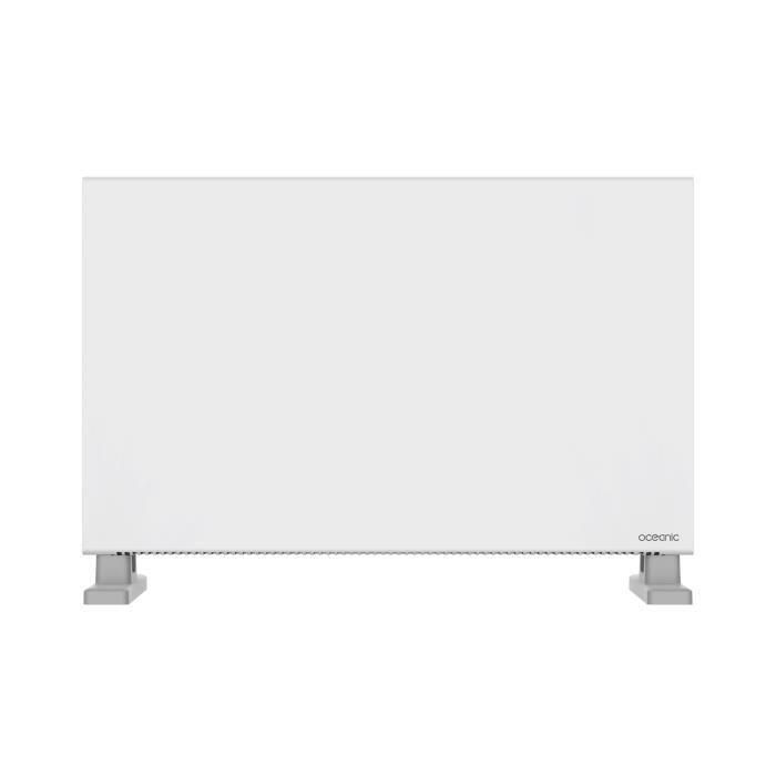 Radiateur convecteur électrique mobile - OCEANIC - 2000 W - 2 puissances - Blanc mat 1