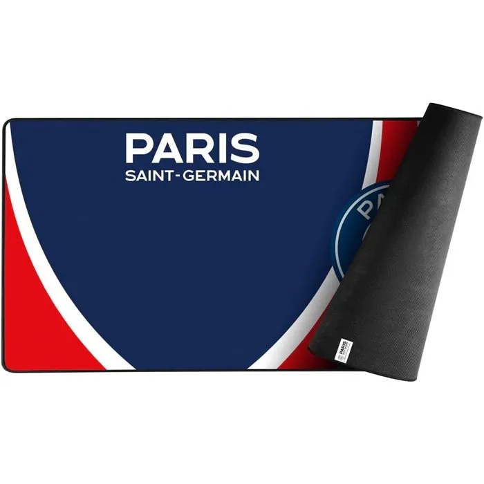 Konix PSG Tapis de Souris Gaming XXL 90 x 46 cm, Surface Silicone 3D Ultra Fine, Base Antidérapante en Caoutchouc, Bleu