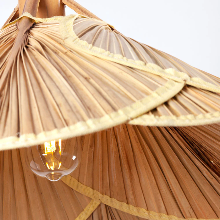 Lampe Suspendue Kayleigh Rotin SKD-P-3000, Douille E27, Câble Réglable 3