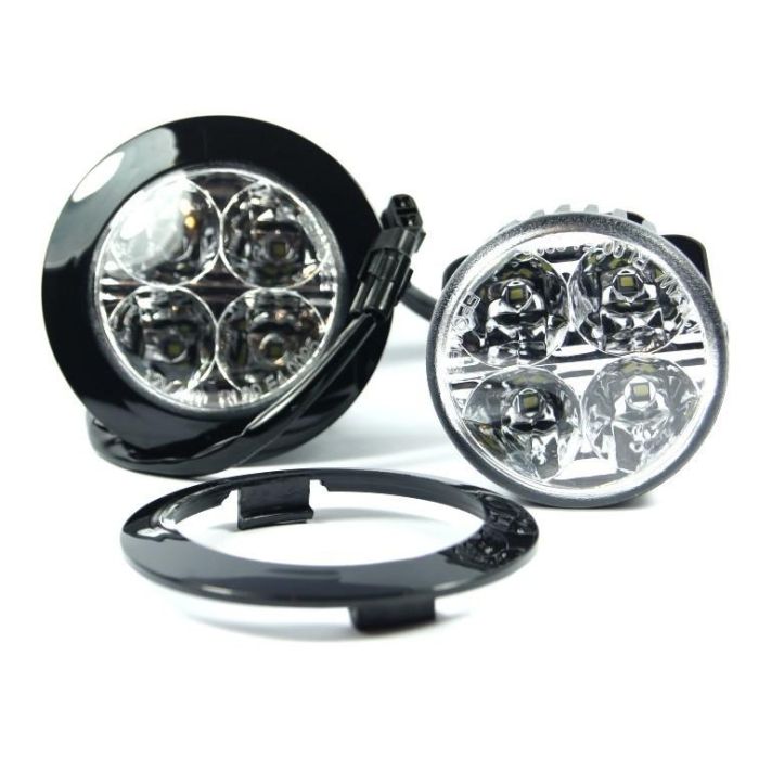 M-Tech Luces Diurnas Led 902Hp MTECLD902 Feux Antibrouillard 2x4 LEDs 4W 9-32V E4 0 M-Tech Luces Diurnas Led 902Hp MTECLD902 Feux Antibrouillard 2x4 LEDs 4W 9-32V E4 0