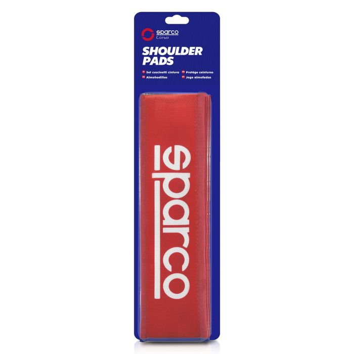 Coussinets de ceinture de sécurité Sparco SPC1209RD Rouge 2 Coussinets de ceinture de sécurité Sparco SPC1209RD Rouge 2
