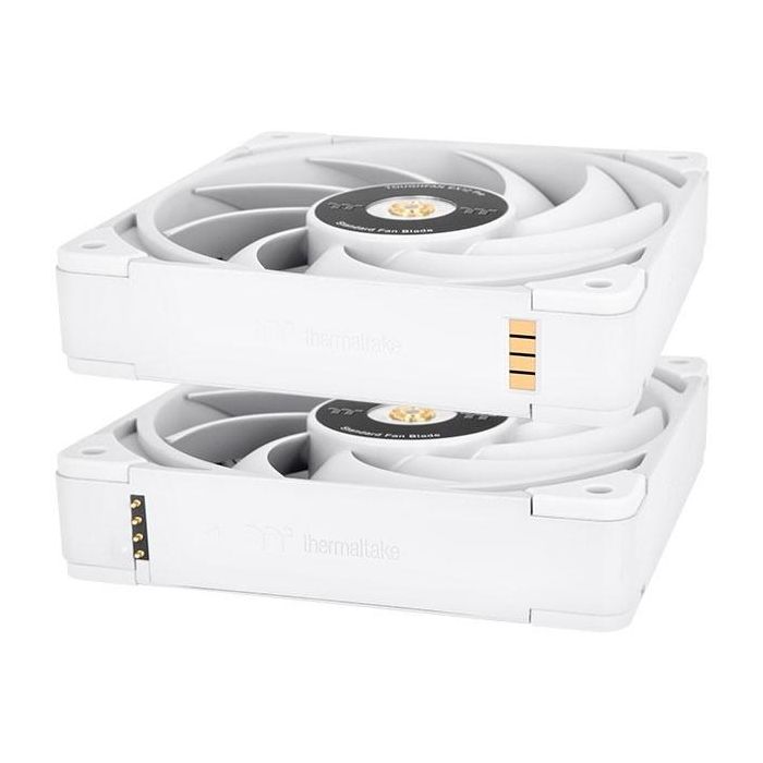 120mm Thermaltake TOUGHFAN EX12 Pro PC Cooling Fan White - Swappable Edition 3 Pack 1 120mm Thermaltake TOUGHFAN EX12 Pro PC Cooling Fan White - Swappable Edition 3 Pack 1