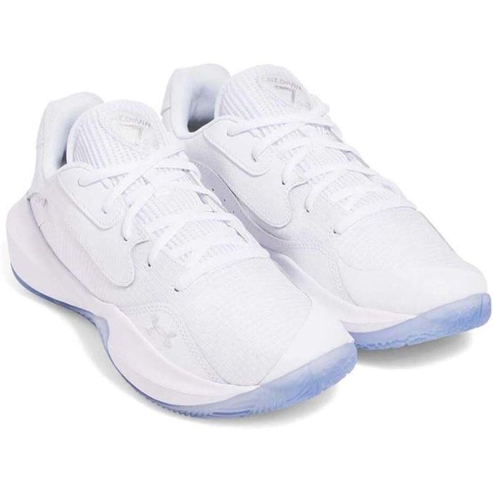 Chaussures de Basket-Ball pour Adultes Under Armour Lockdown 7 Blanc L/XL 1
