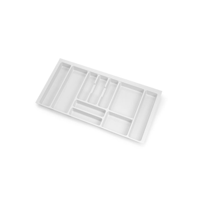 Emuca range-couverts Optima Vertex/Concept, profondeur 500mm, plateau 16mm, module 900mm, Plastique, Blanc 0 Emuca range-couverts Optima Vertex/Concept, profondeur 500mm, plateau 16mm, module 900mm, Plastique, Blanc 0