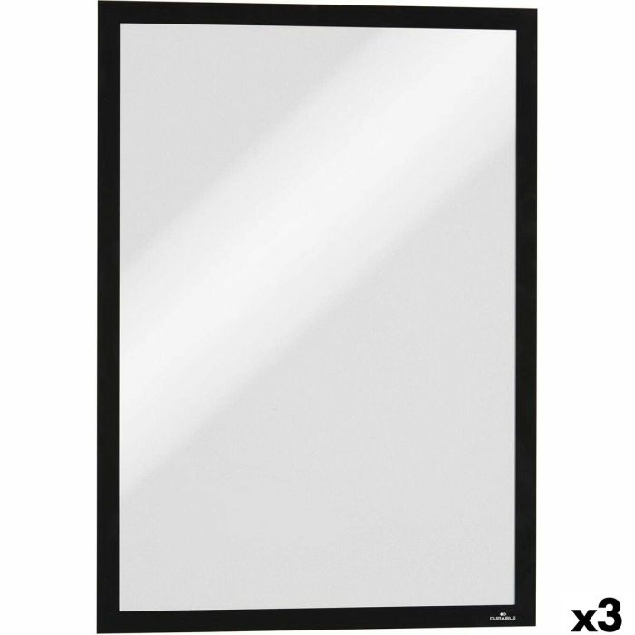 Cadre d'affichage Durable DURAFRAME MAGNETIC Noir A3 5 Pièces (3 Unités)