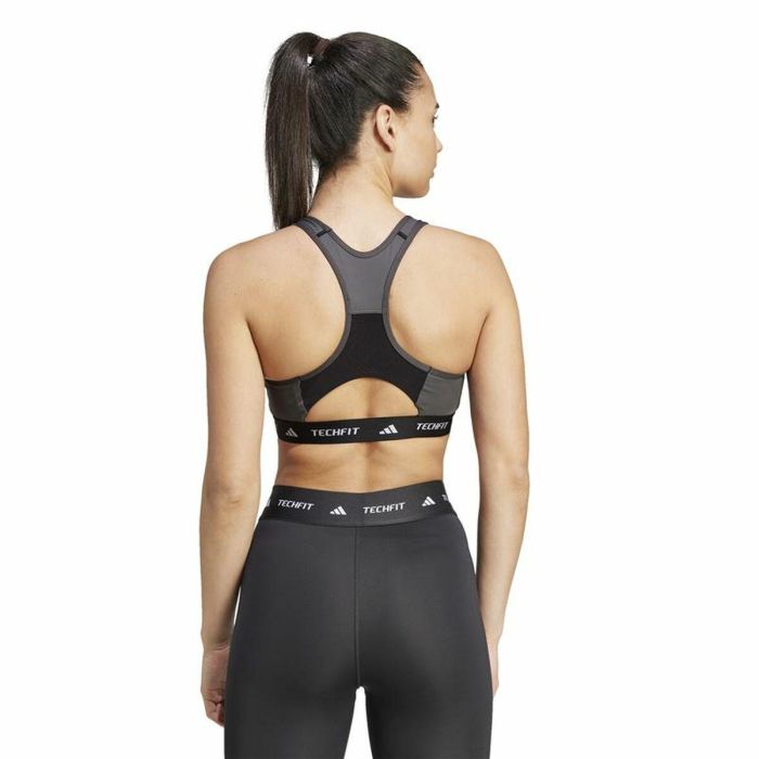Soutien-gorge de Sport Adidas Techfit Noir 2 Soutien-gorge de Sport Adidas Techfit Noir 2