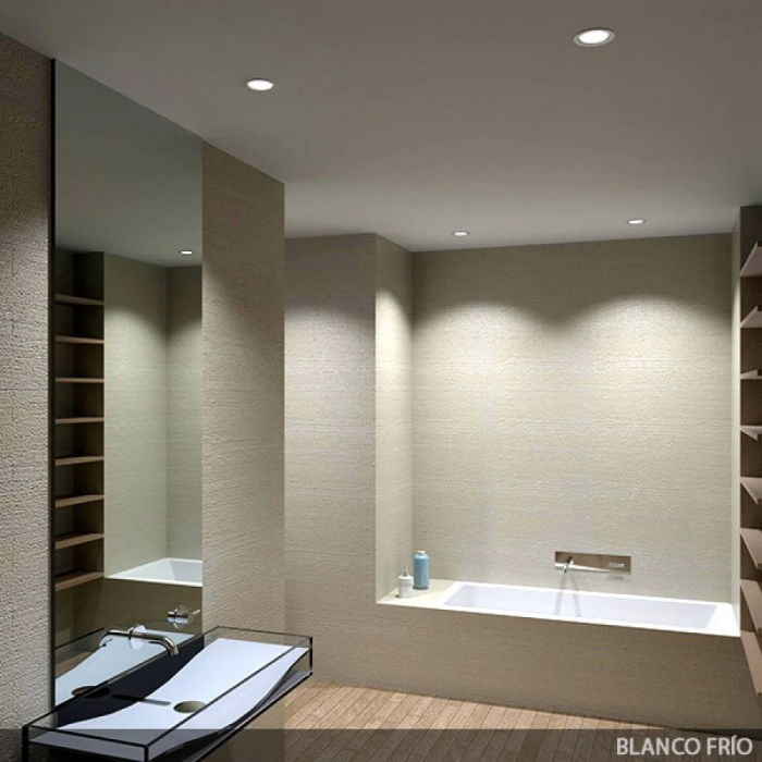 Spot LED Downlight 15W 1350Lm 4200K IP65 Baños/Cocinas 50 000H [SL-DLFS03-15W-W]