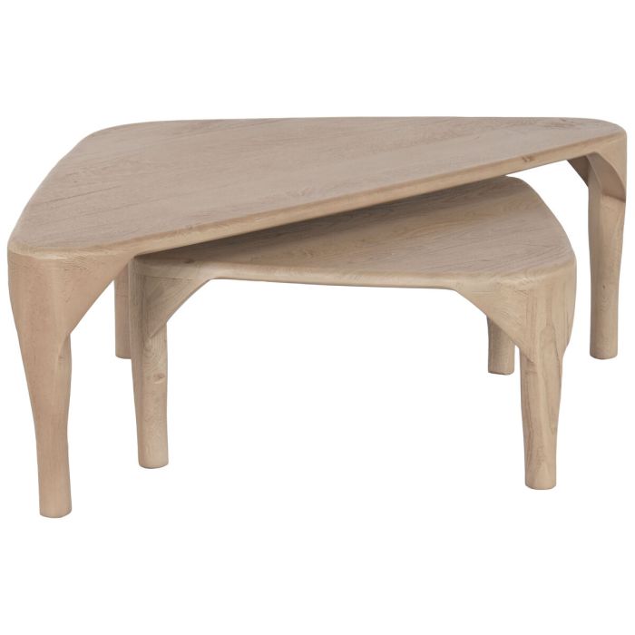 Jeu de 2 tables Home ESPRIT 11 X 60 X 38 CM 6 Jeu de 2 tables Home ESPRIT 11 X 60 X 38 CM 6